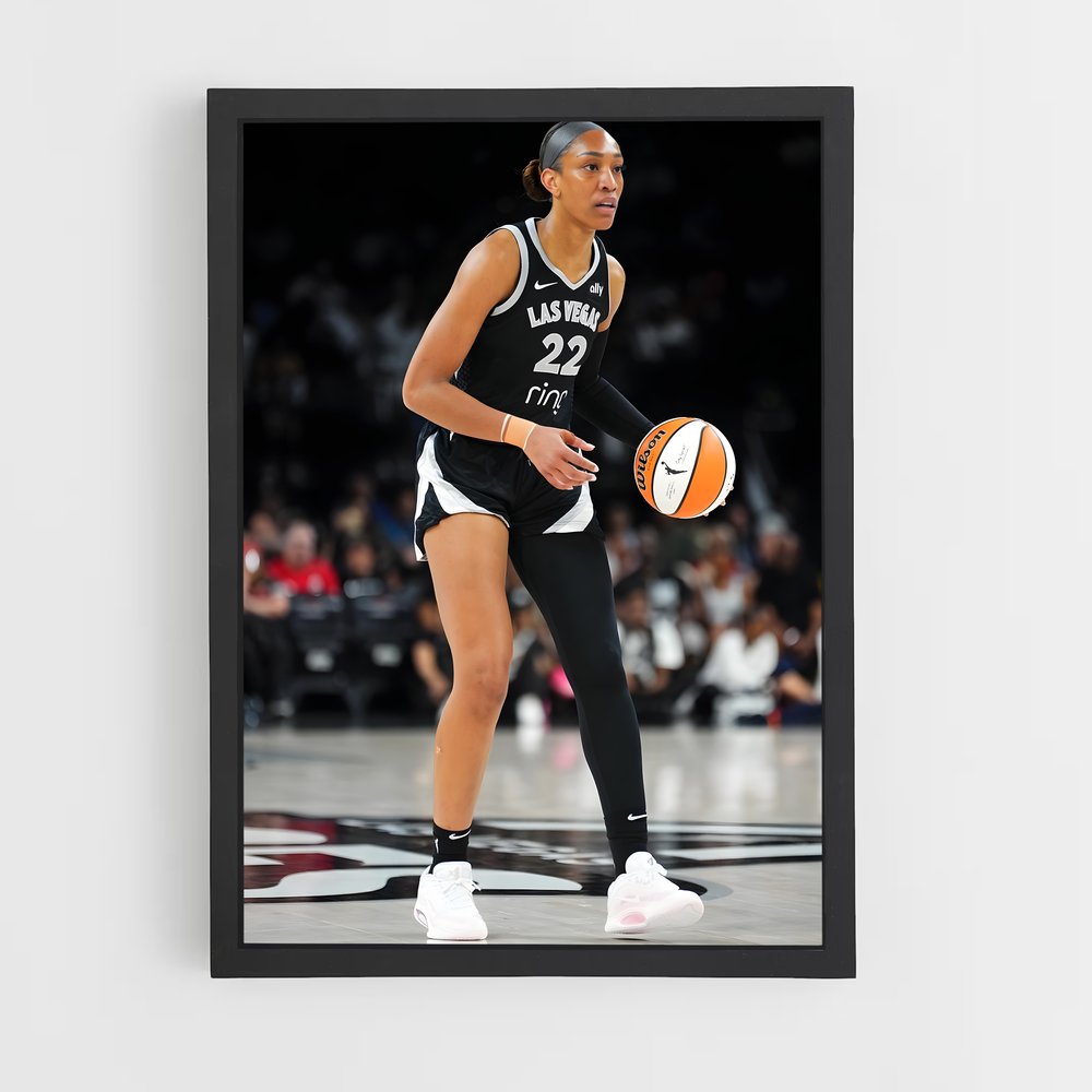 Poster L'Élan de l'Athlète – affiche Basketball (vue 2)